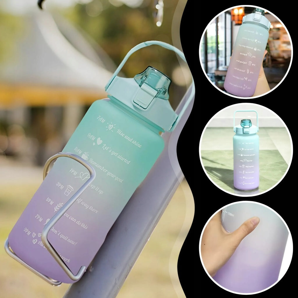 SPORTS BOTTLE SEALED WATER BOTTLE SOLID TRITANIUM 1,5 L Model BIDON SPORTOWY BUTELKA NA WODĘ MOTYWACYJNA 1,5L