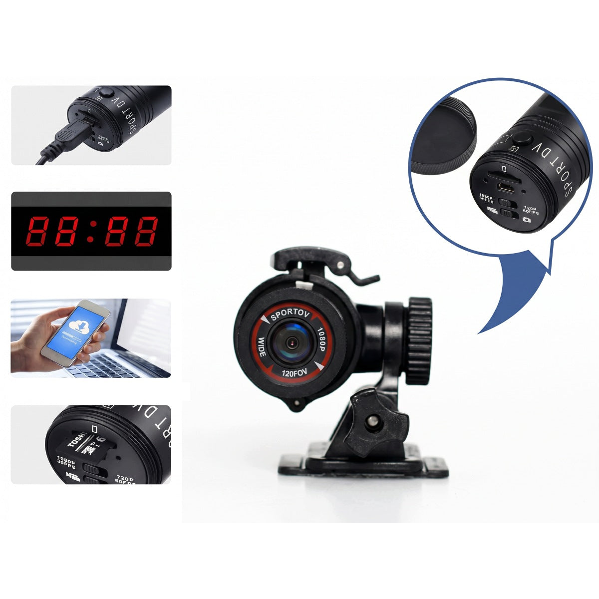 SPORTS CAMERA 1080P ULTRA WATERPROOF Brand no brand