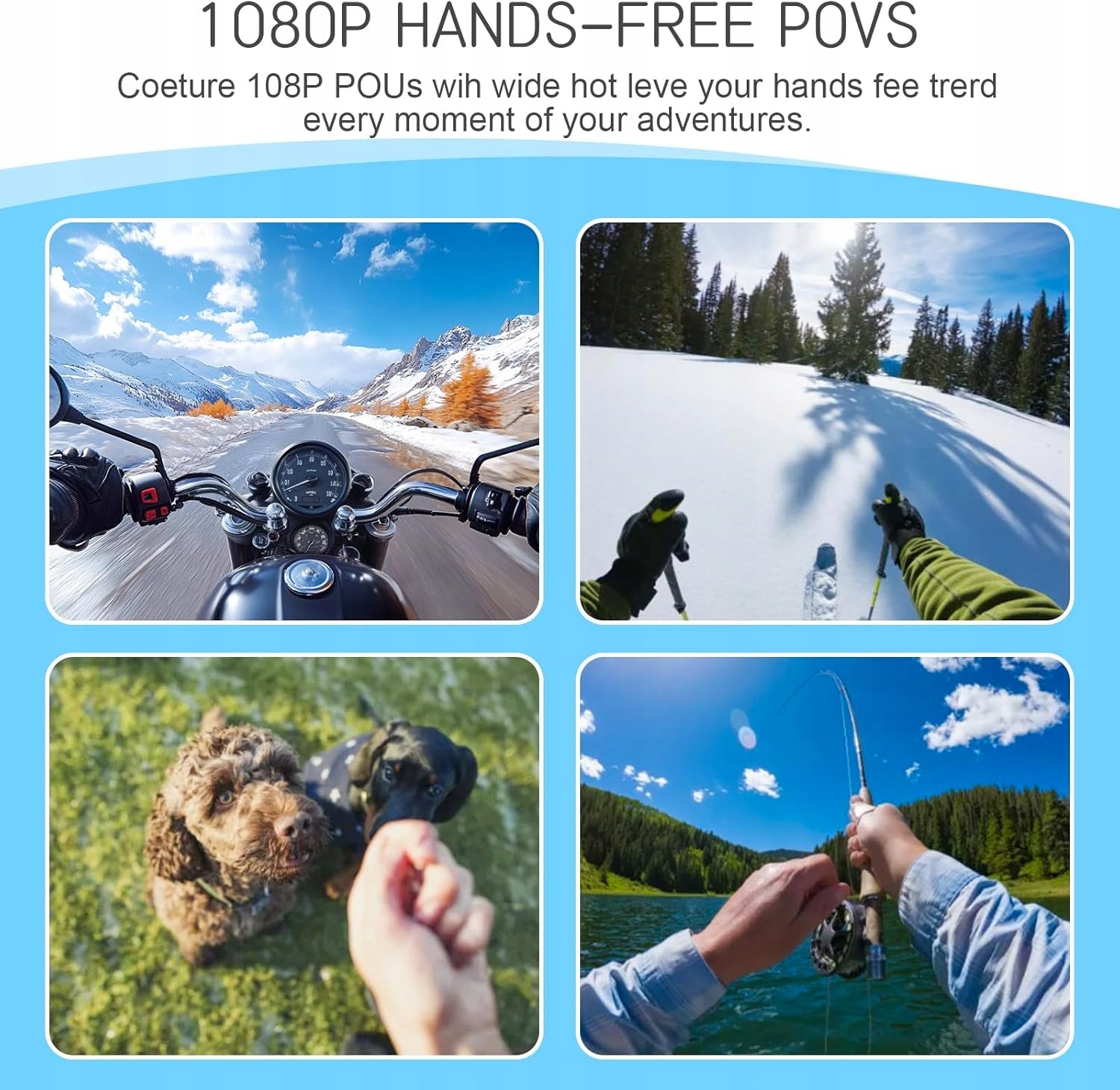 SPORTS CAMERA 360 DEGREE MINI ACTION CAM 1080P 32GB ON HELMET Manufacturer code 0045325102107