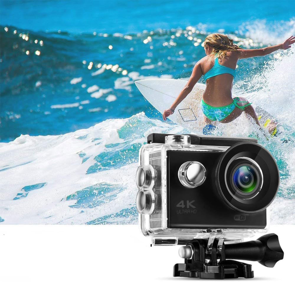 SPORTS CAMERA 4K WATERPROOF UNDERWATER CAMERA 40M FOR SNORKELING +PILOT Brand no brand