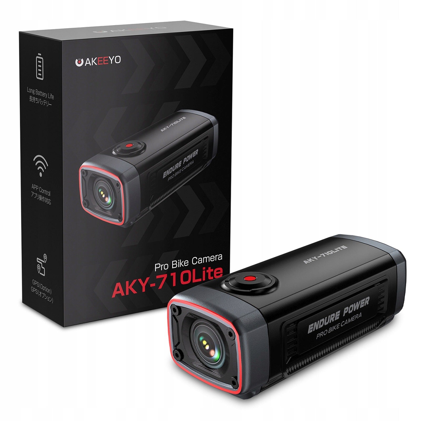 SPORTS CAMERA AKEEYO 710 LITE 1080P FOR BIKE HANDLEBAR WATERPROOF IP66