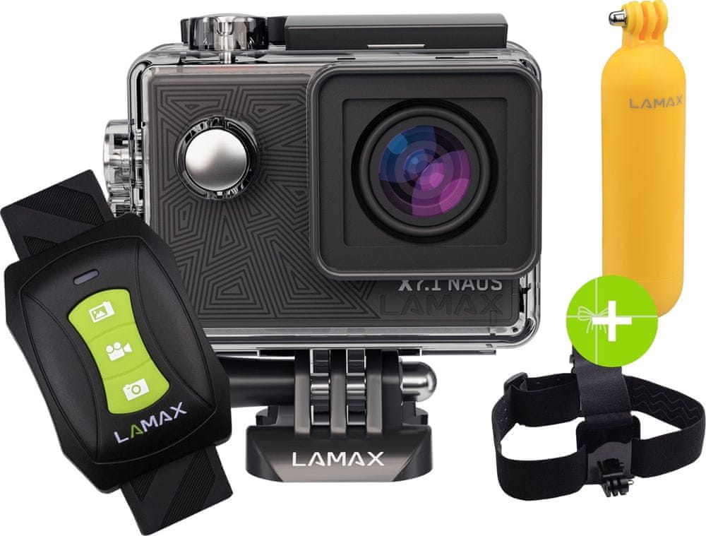 SPORTS CAMERA LAMAX ACTION X7.1 NAOS UHD 4K 12Mpx