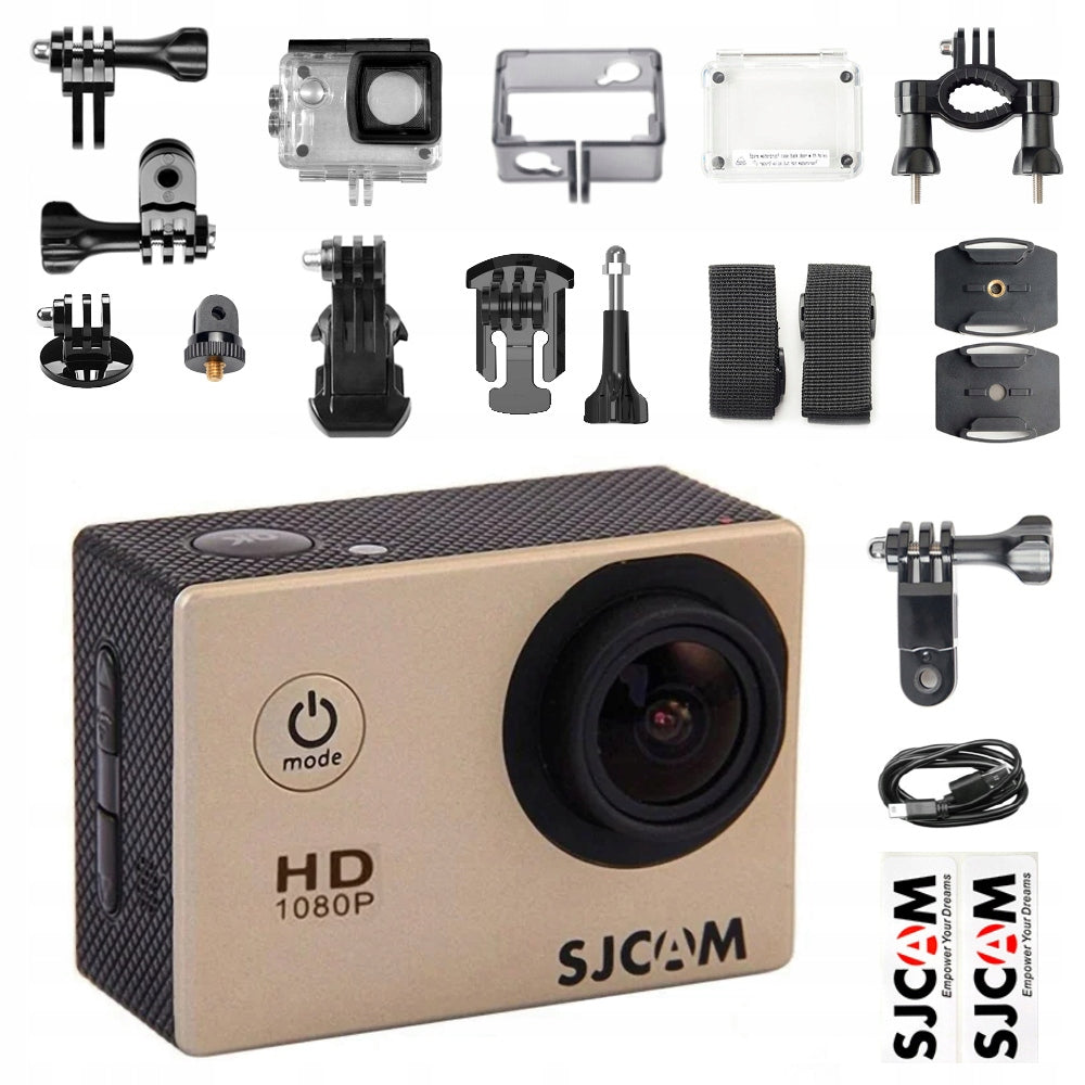 SPORTS CAMERA SJCAM SJ4000 1080P FULL HD WATERPROOF MOTO ACCESSORIES