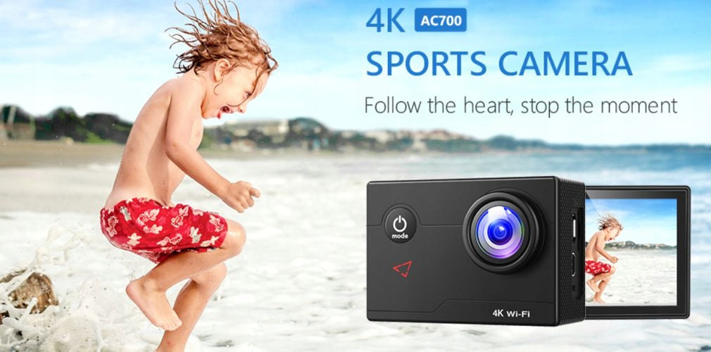 SPORTS CAMERA Victure AC700 4K 20MP WIFI WATERPROOF 40M Microphone EAN (GTIN) 5907190829228