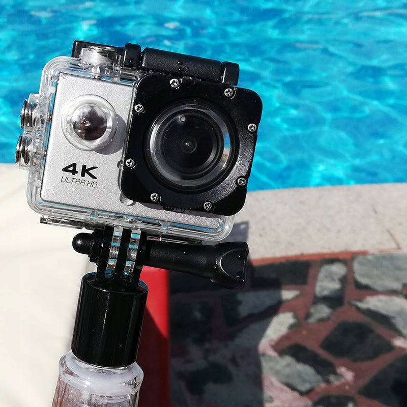 SPORTS CAMERA WATERPROOF 4K UHD LCD SPEAKER MICROPHONE + MOUNT KIT Brand no brand