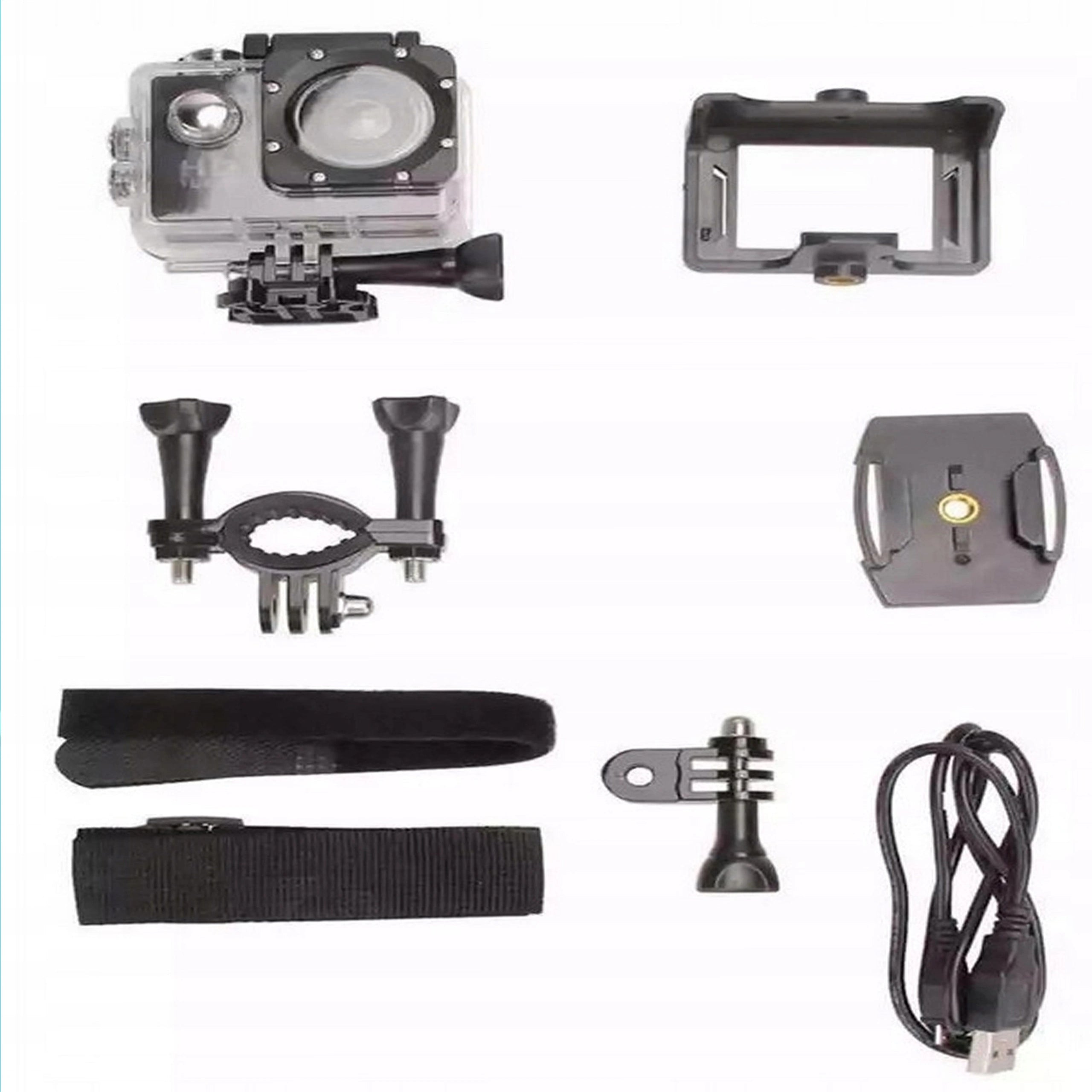 SPORTS CAMERA WATERPROOF FULL HD CAMERA 1080P HOUSING HANDLE SET Brand WW