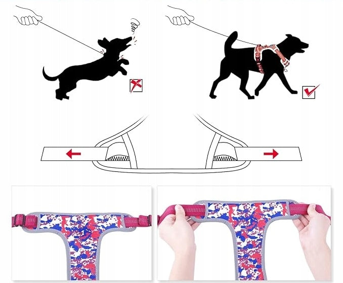 SPORTS DOG HARNESS SIZE M B316 Brand no brand
