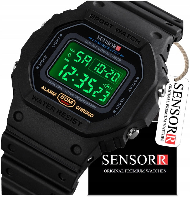 SPORTS MEN'S WATCH SHOCKPROOF WATERPROOF STRONG AND LIGHT SENSORR