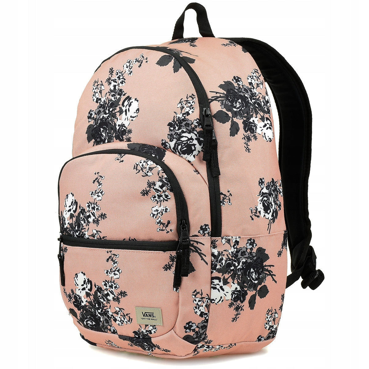 SPORTS SCHOOL BACKPACK WITH FLOWERS VANS MOTIVEE 22L Packaging status original