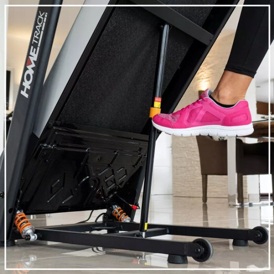 SPORTS TREADMILL FOLDING WITH INCLINATION FAST SPEED 16 KM/H Measurements training duration distance speed pulse burned calories