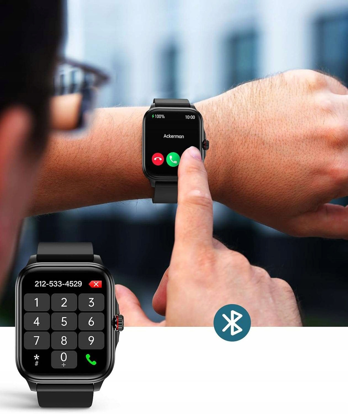 SPORTS WATCH SMARTWATCH SMART 1.91 INCH IOS ANDROID IP67 Packaging status original