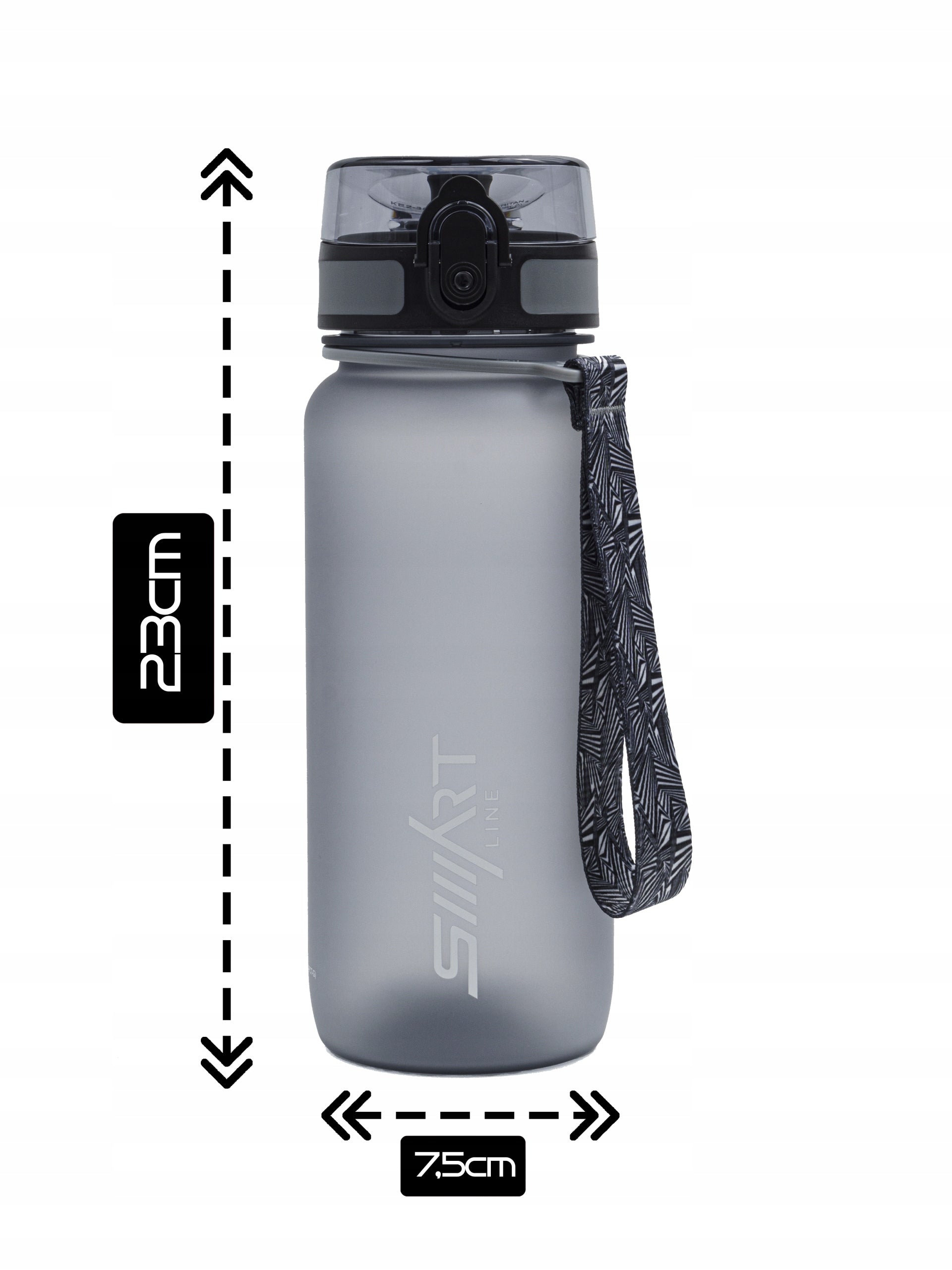 SPORTS WATER BOTTLE 650ml TRITAN AIRTIGHT BPA FREE GYM LARGE Manufacturer code Bidon Sportowy 650ml Tritan Szczelny naWodę16
