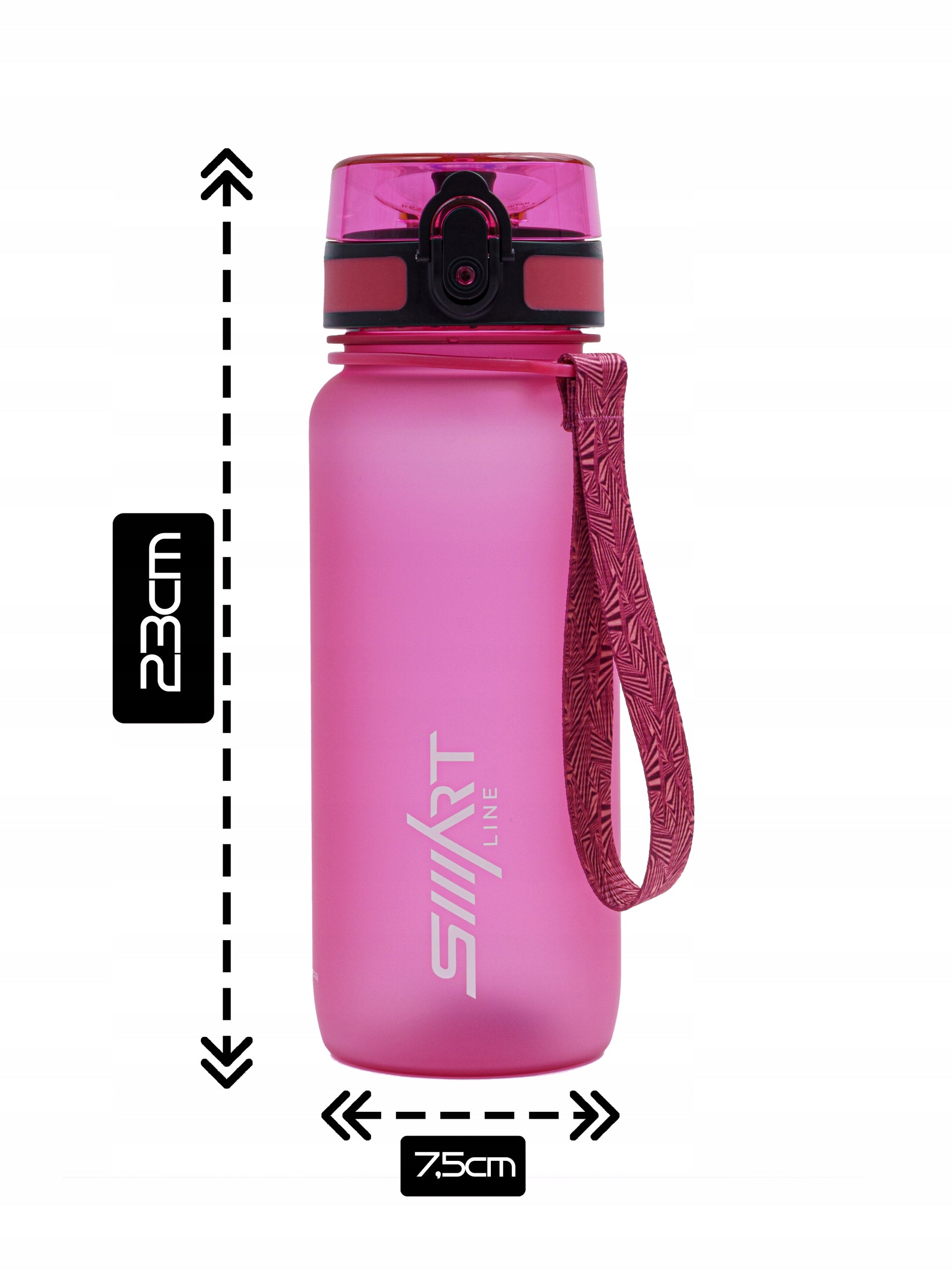 SPORTS WATER BOTTLE 650ml TRITAN AIRTIGHT BPA FREE GYM LARGE Manufacturer code Bidon Sportowy 650ml Tritan Szczelny naWodę19