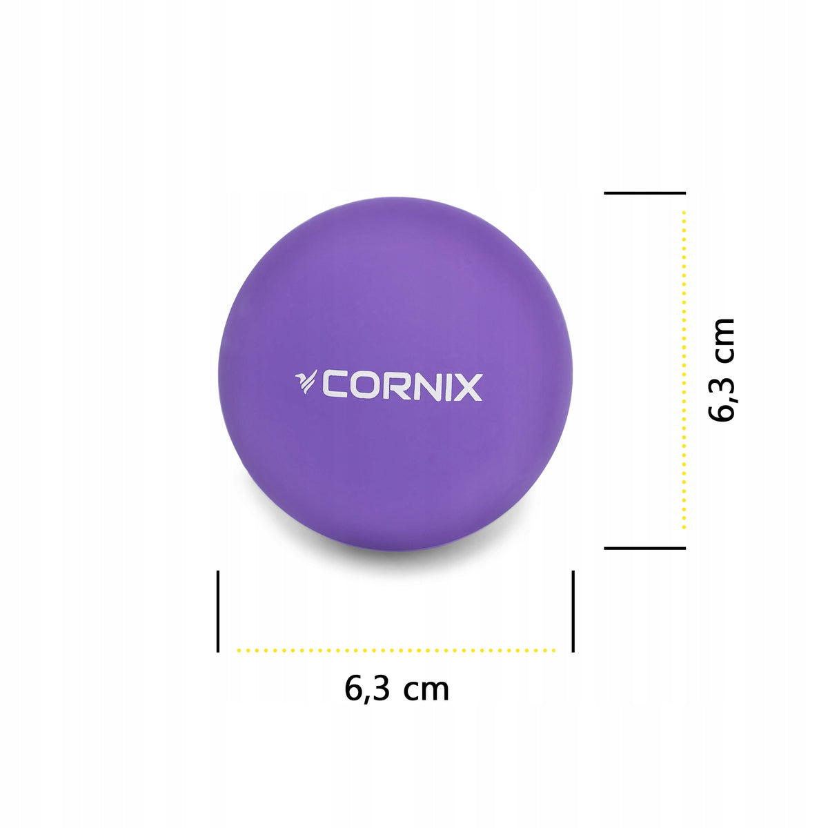SPOT MASSAGE BALL CORNIX ROLLER LACROSSE BALL HARD SILICONE Manufacturer code XR-0119