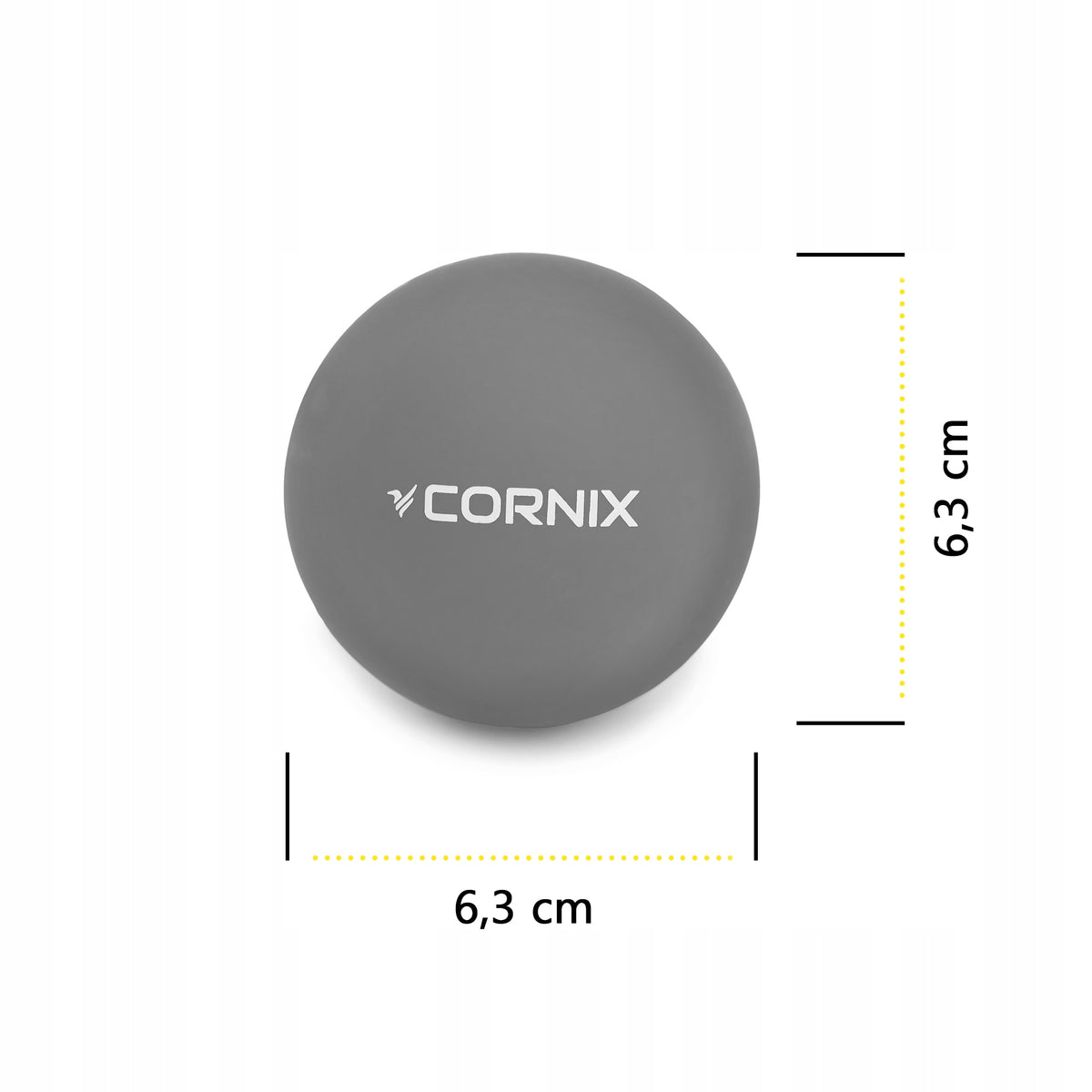 SPOT MASSAGE BALL CORNIX ROLLER LACROSSE BALL HARD SILICONE Manufacturer code XR-0120