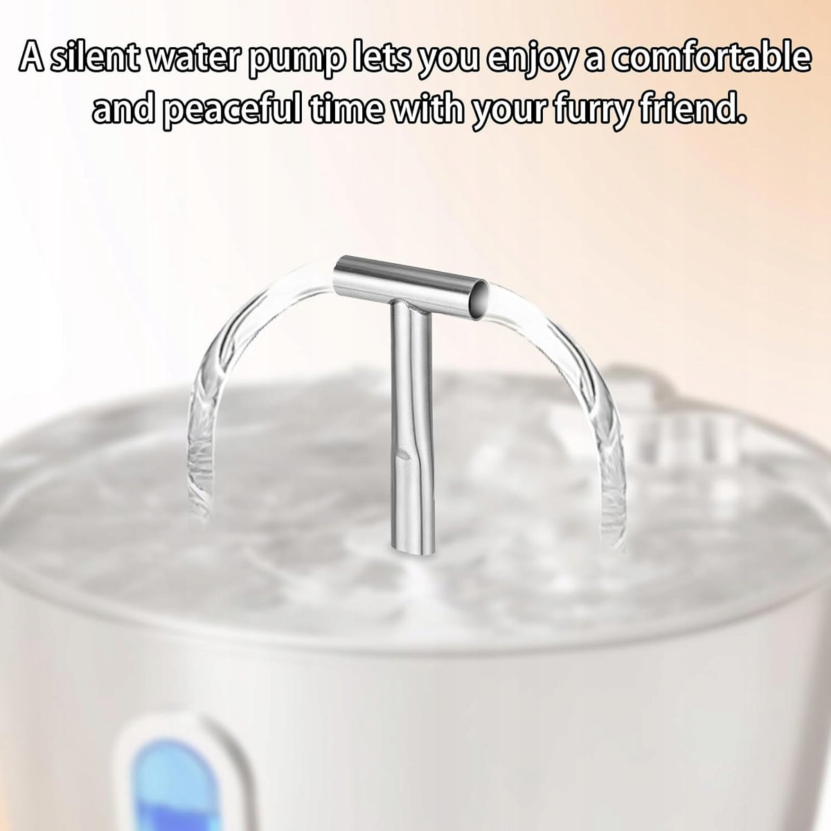 SPOUT FOUNTAIN FOR CATS STAINLESS STEEL SHAPE T 3,2L Kind automatic feeder