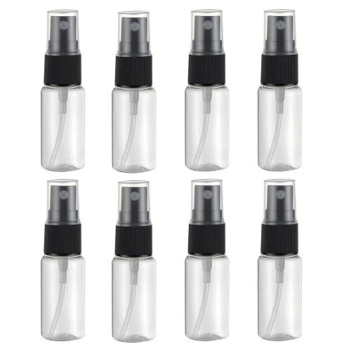 SPRAY BOTTLE 15 ML CLEAR PLASTIC SET OF 8 PLASTIC Brand no brand