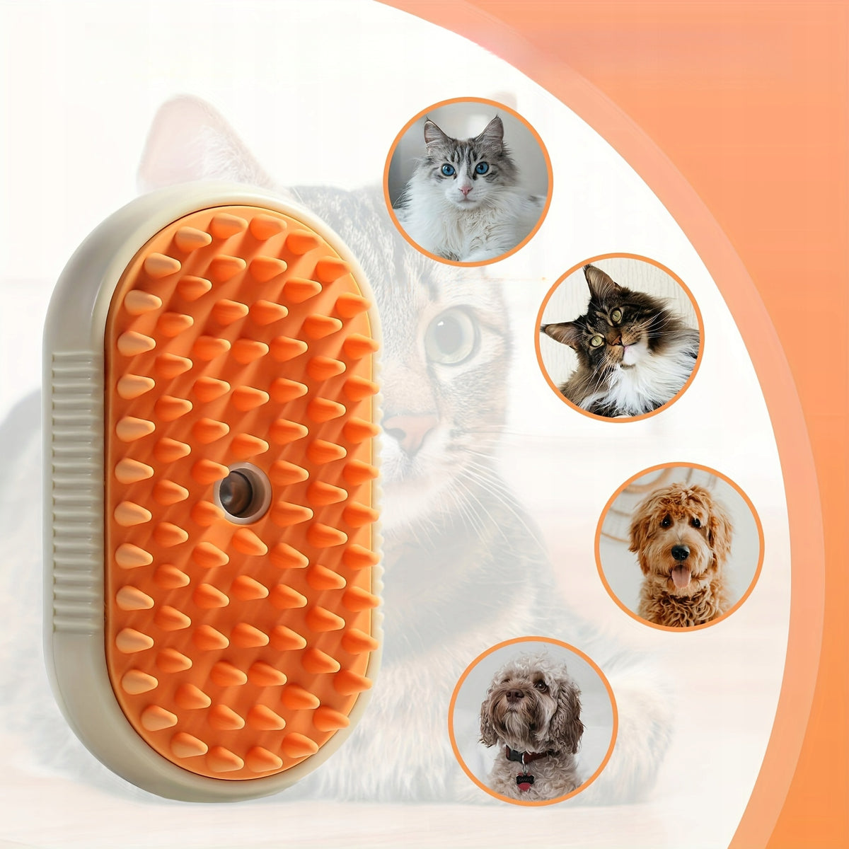 SPRAY CLEANING COMB FOR CATS AND DOGS TO REMOVE HAIR Brand no brand
