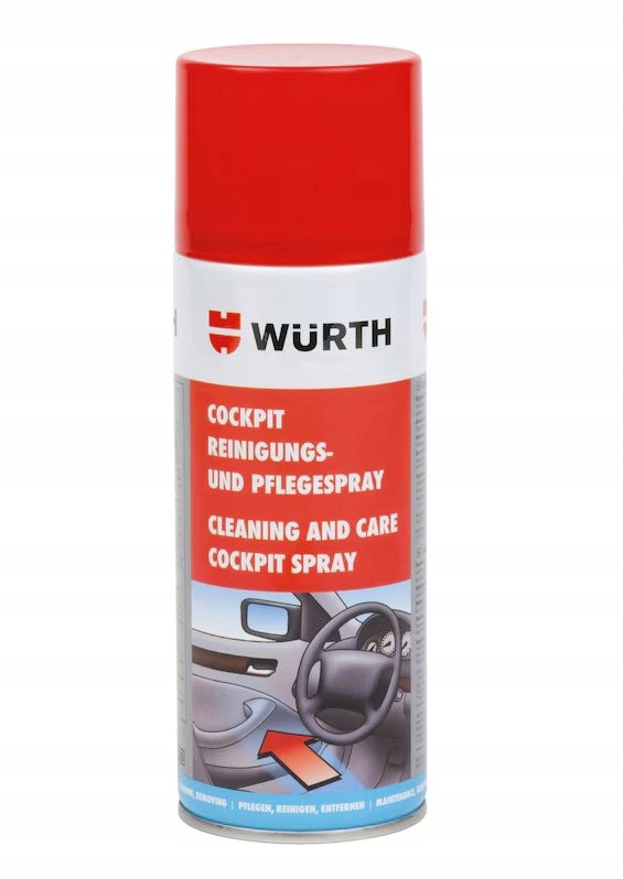 SPRAY FOR CLEANING AND CARE OF THE COCKPIT WURTH 400ML