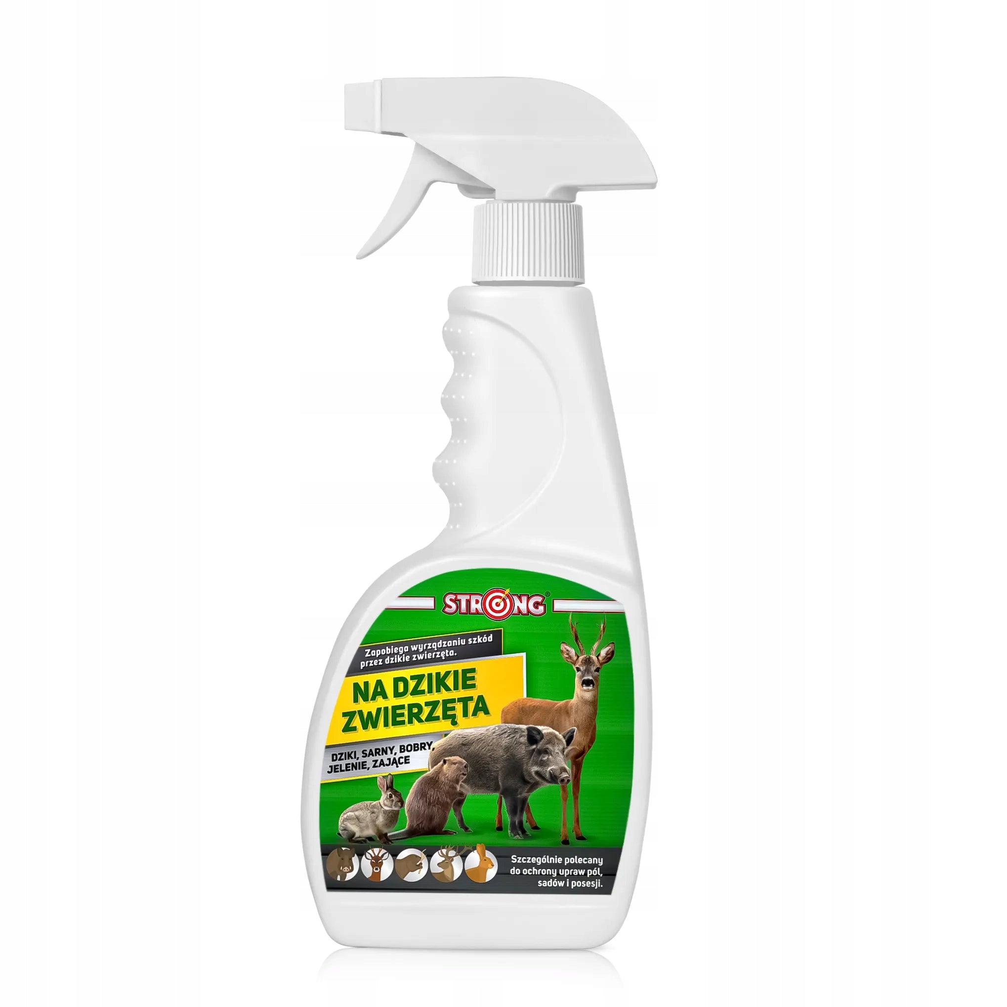 SPRAY FOR WILD BOARS, MARTENS, ROE DEER, BEAVERS, HARES. DISCOURAGING LIQUID STRONG 500ML Kind repellent