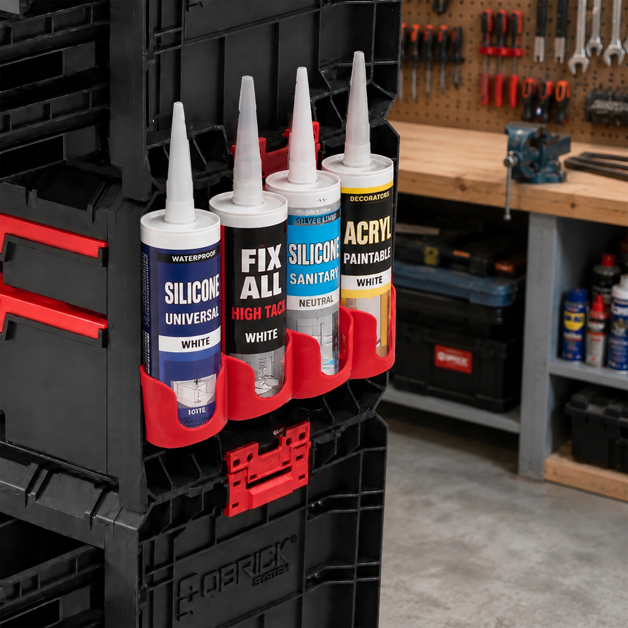 SPRAY HOLDER SILICONE FOAM 67MM FOR QBRICK PRO ORGANIZER Additional features organizer compartments in the housing