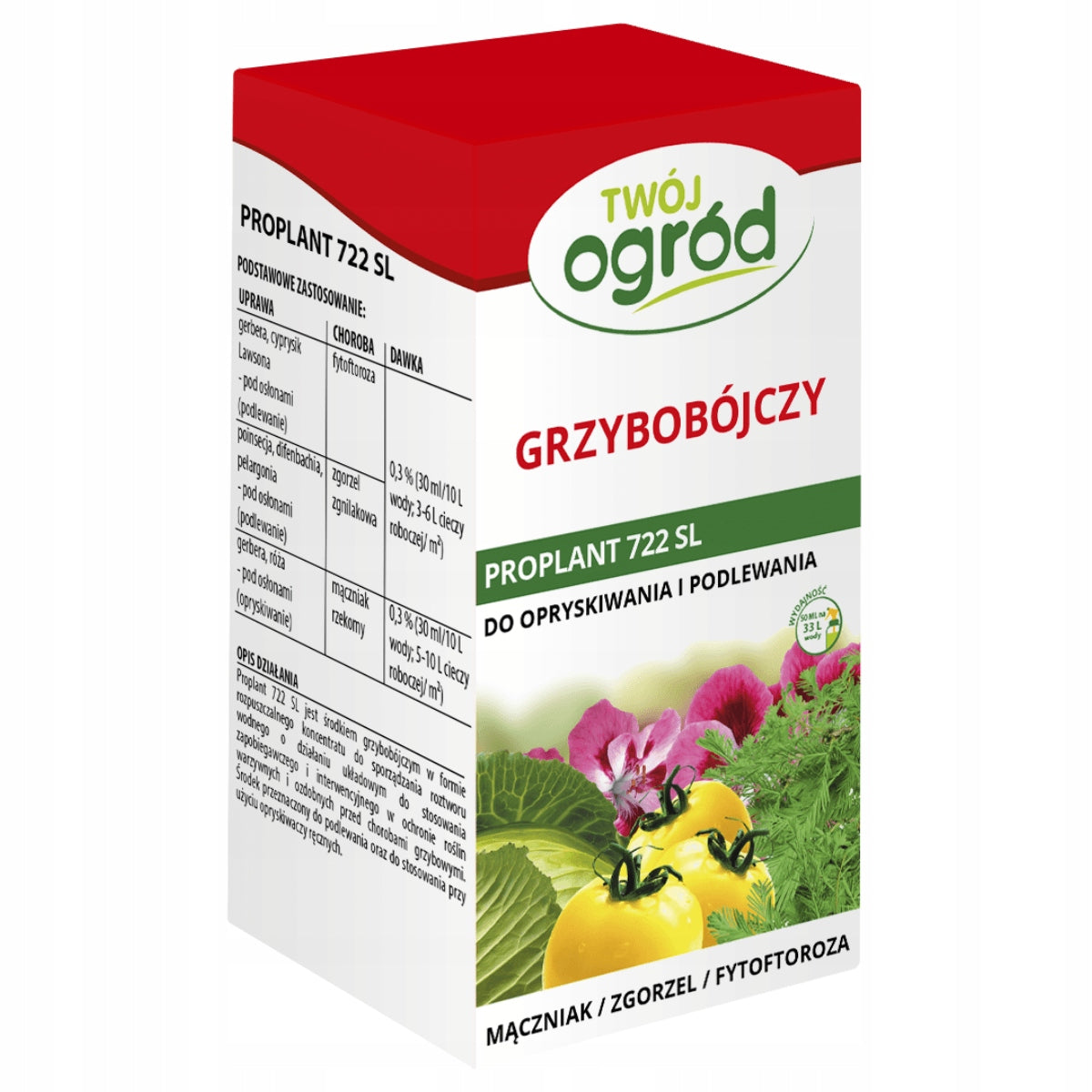 SPRAYING CONIFERS PROPLANT 50ml 722SL FUNGICIDE TUJE PHYTOPHOROSIS