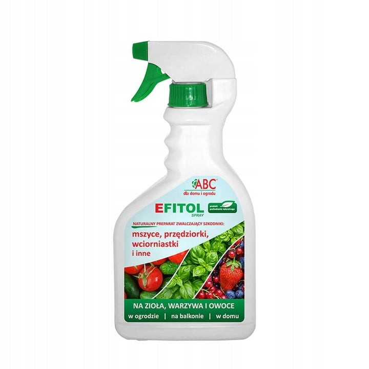SPRAYING ON APHIDS NATURAL SPIDER MITES ABC EFITOL vegetables, herbs