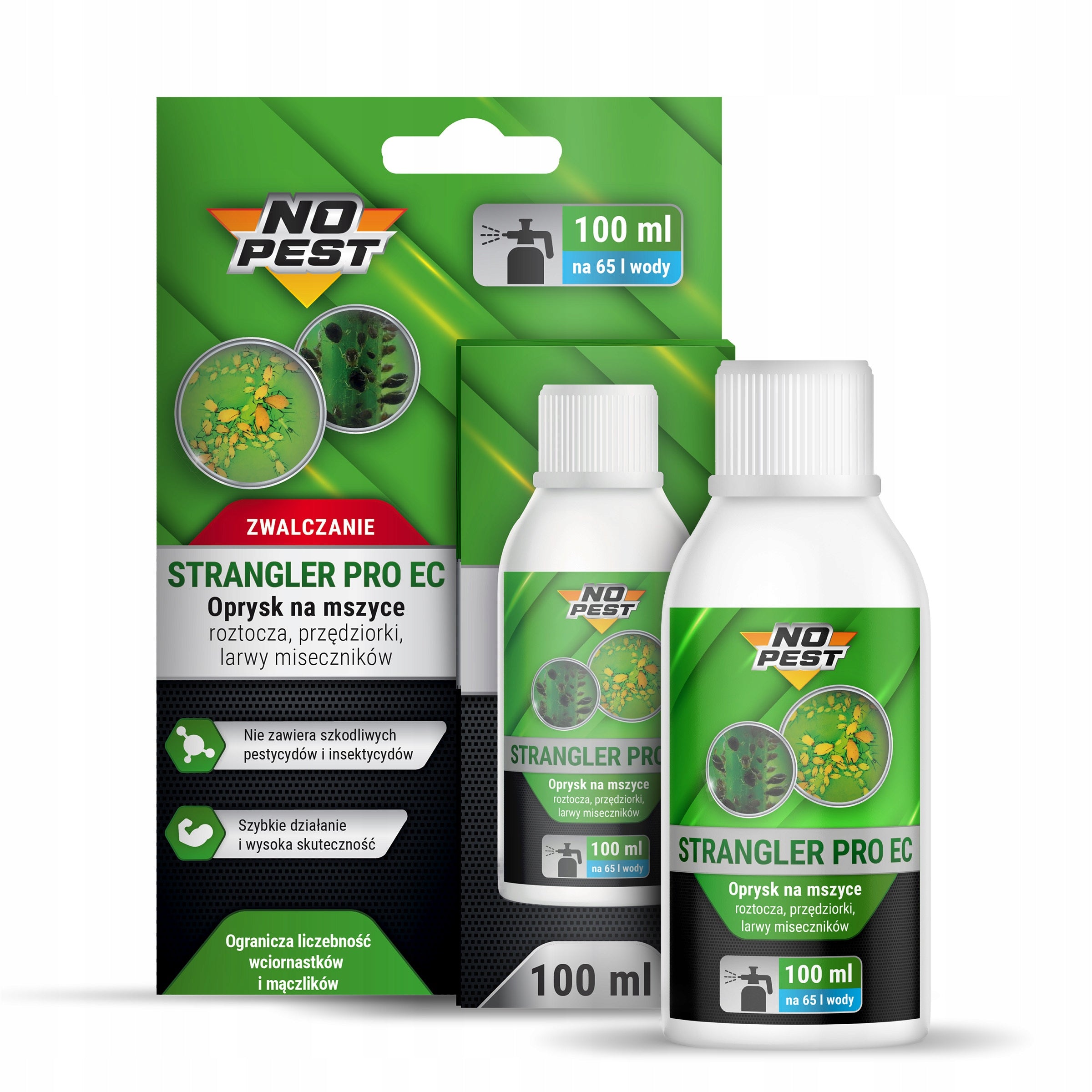 SPRAYING PREPARATION LIQUID AGENT ON APHID SPIDER MITES NO PEST 100ML Packaging status original