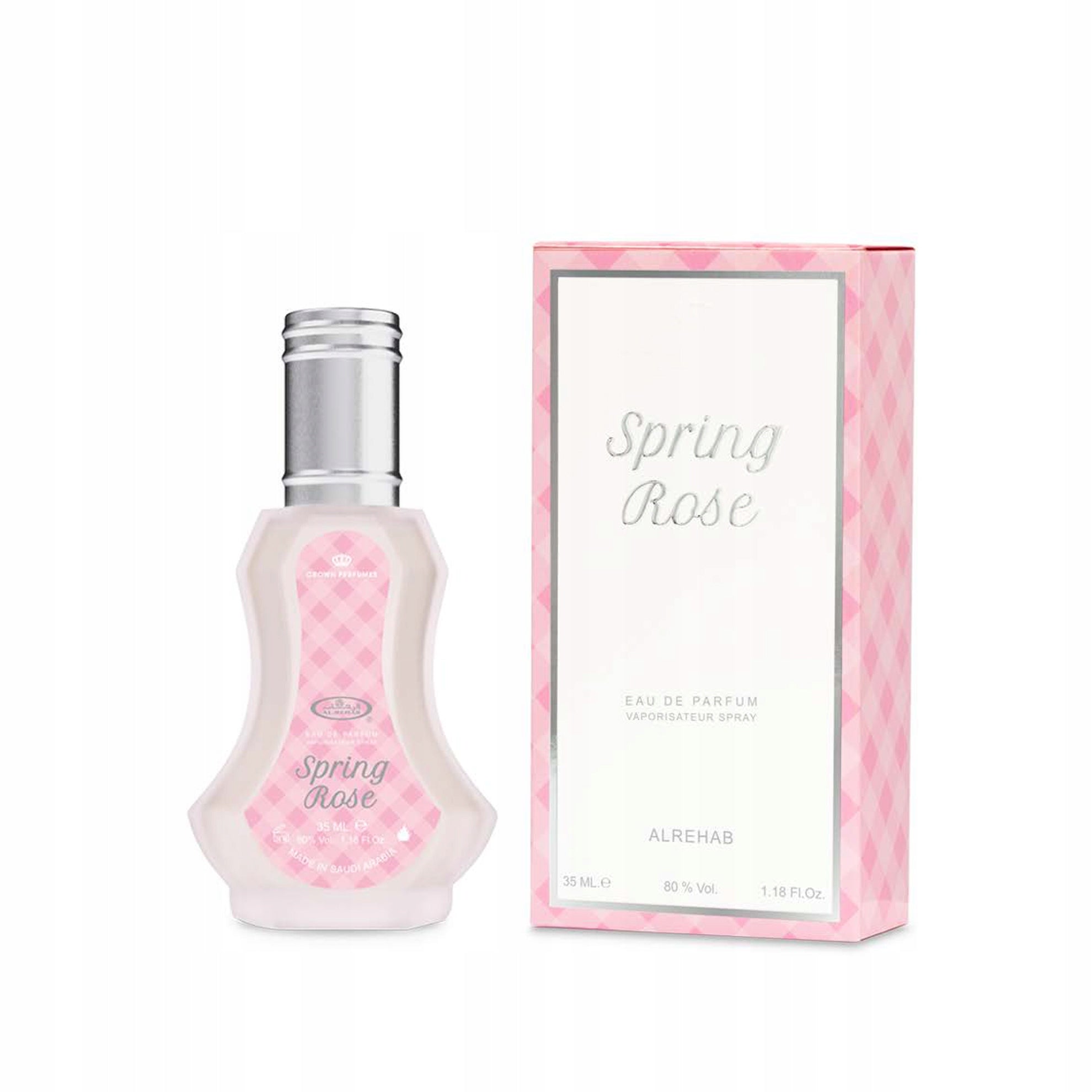 SPRING ROSE ARABIC FRUIT PERFUME FLORAL SWEET 35 ml AL REHAB EDP Packaging status original