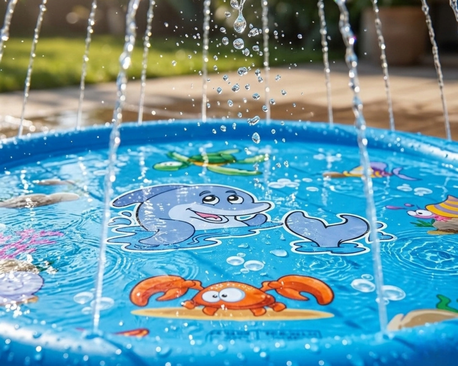 SPRINKLER MAT WATER SPRINKLER FOR CHILDREN FOUNTAIN POOL WATER CURTAIN XXL Brand no brand