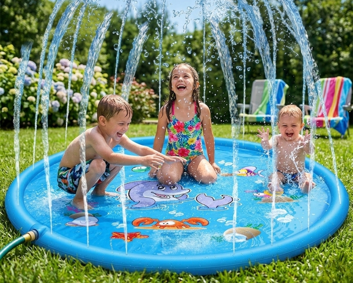 SPRINKLER MAT WATER SPRINKLER FOR CHILDREN FOUNTAIN POOL WATER CURTAIN XXL Manufacturer code x