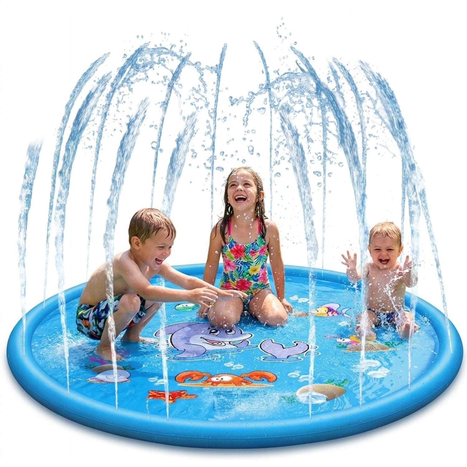 SPRINKLER MAT WATER SPRINKLER FOR CHILDREN FOUNTAIN POOL WATER CURTAIN XXL