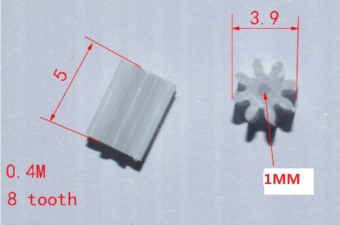 SPROCKET FOR DRIVE MOTOR 8 TEETH FOR DRONE