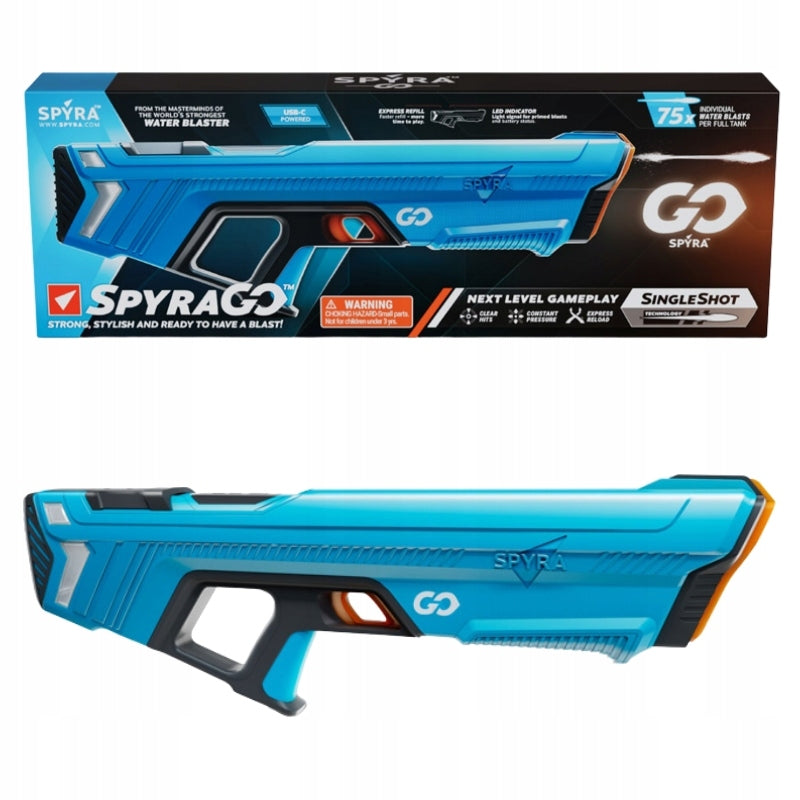 SPYRA GO WATER GUN ELECTRIC WATER RIFLE AUTOMATIC FOR KIDS