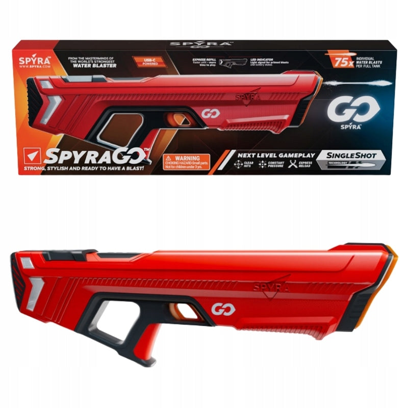 SPYRA GO WATER GUN ELECTRIC WATER RIFLE AUTOMATIC FOR KIDS