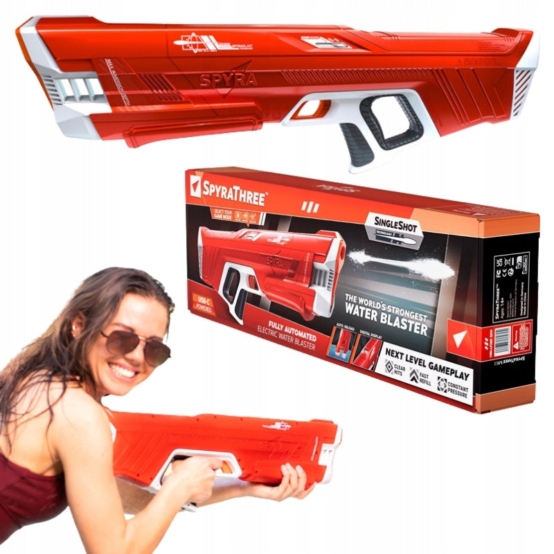 SPYRA THREE WATER GUN ELECTRIC WATER RIFLE AUTOMATIC FOR CHILDREN