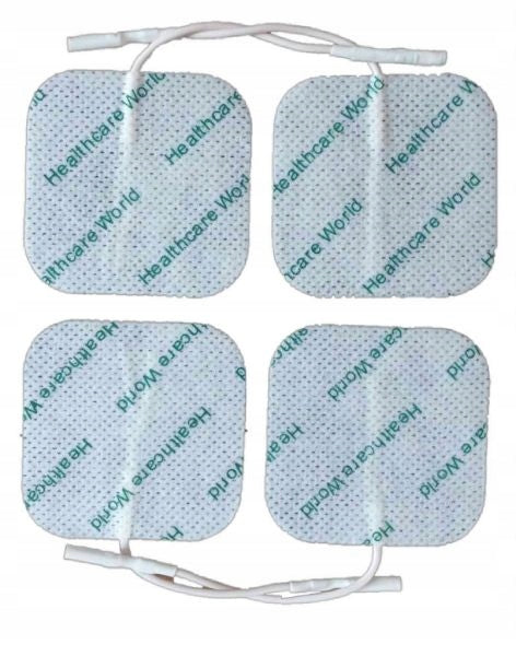 SQUARE GEL ELECTRODES FOR ELECTROSTIMULATOR TENS EMS 5x5CM 12 PCS Packaging status original