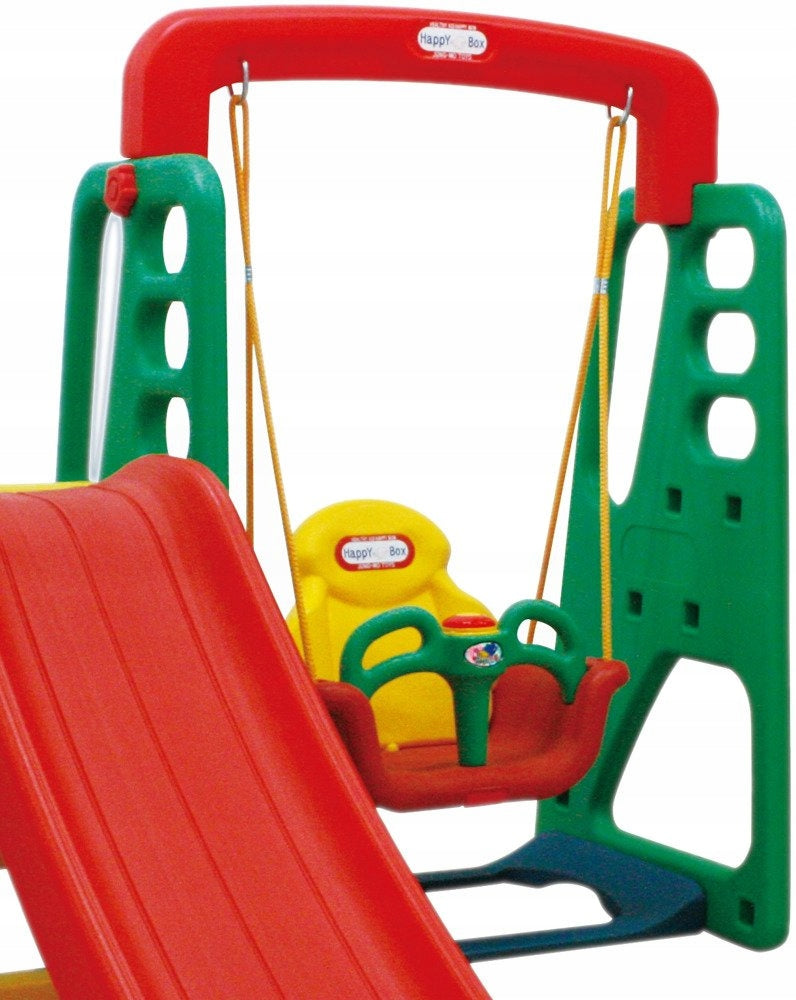 SQUARE TOYS 4in1 SLIDE SWING BASKET GOAL Kid's age 3＋ years