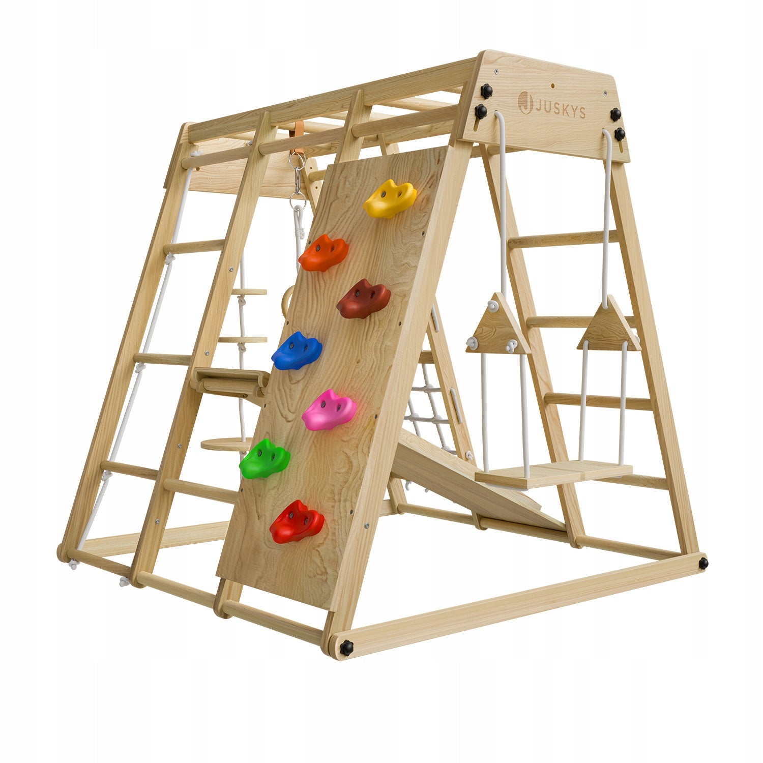 SQUARE TOYS FOR CHILDREN HOME CHILDREN'S WOODEN + SWING WALL Dominant material wood