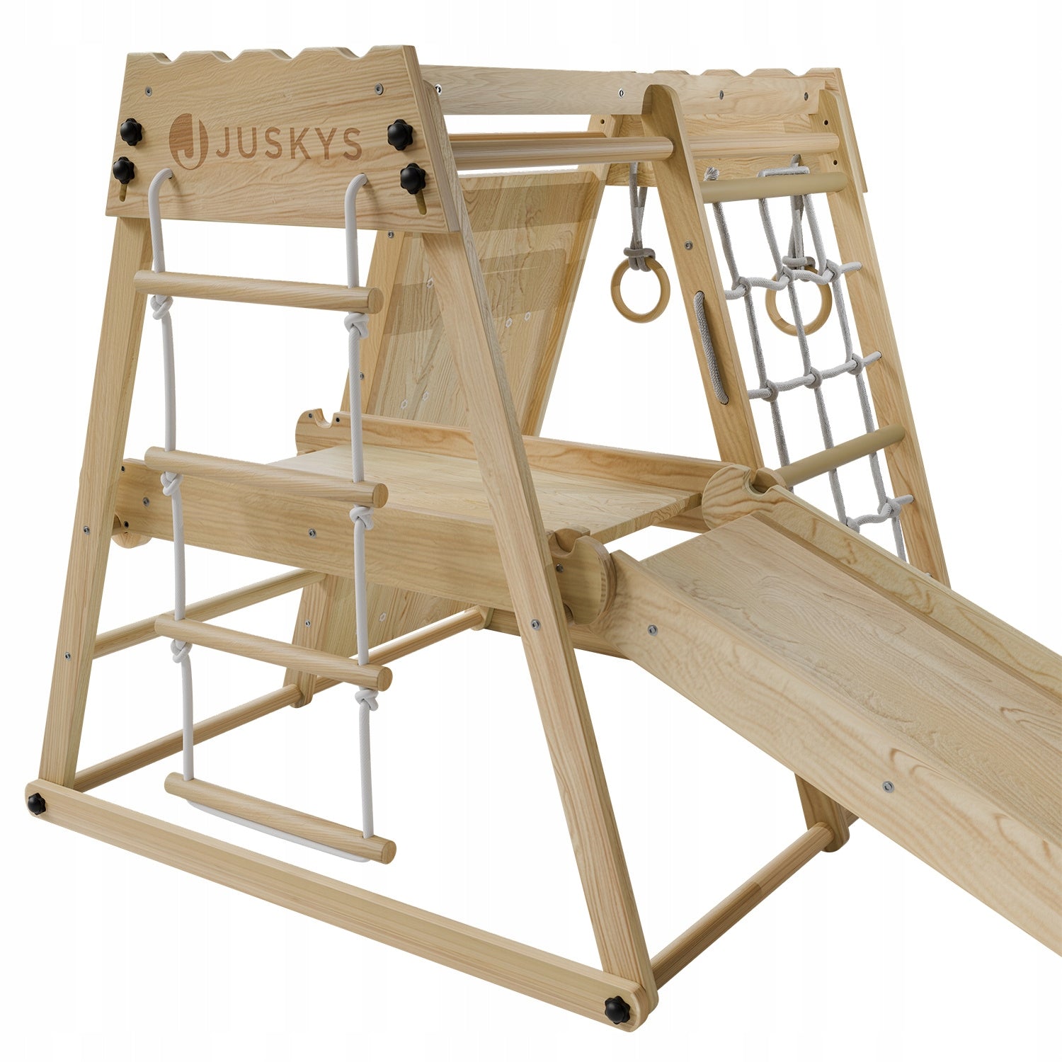 SQUARE TOYS FOR CHILDREN HOME CHILDREN'S WOODEN V2 + SWING WALL Kind wooden