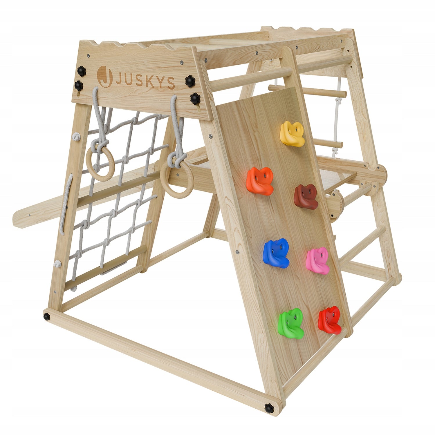 SQUARE TOYS FOR CHILDREN HOME CHILDREN'S WOODEN V2 + SWING WALL