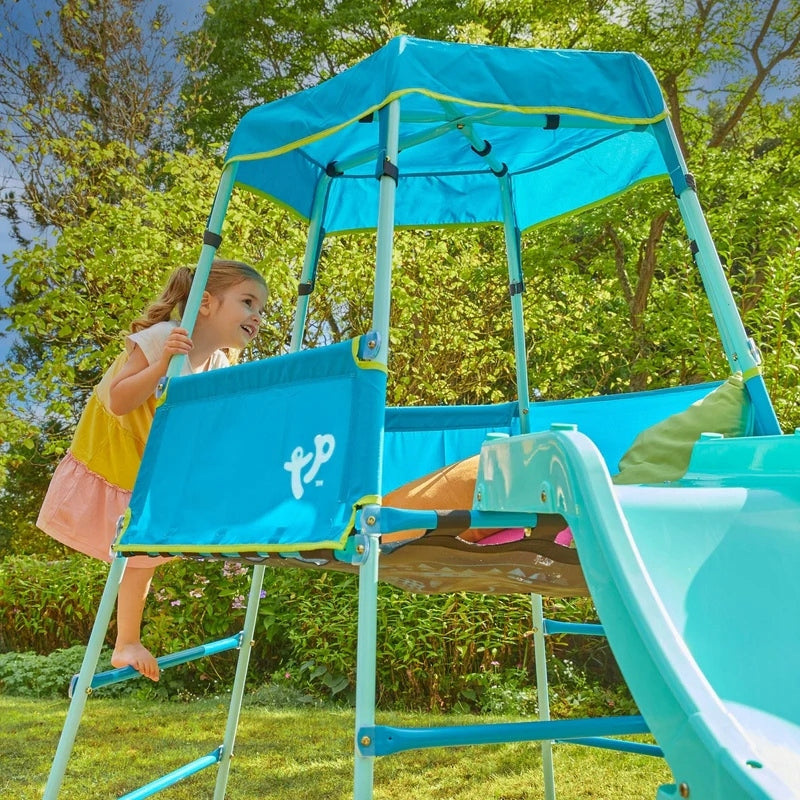 SQUARE TOYS FOR CHILDREN TOWER GARDEN BASE COTTAGE HOUSE TENT SLIDE Dominant material metal