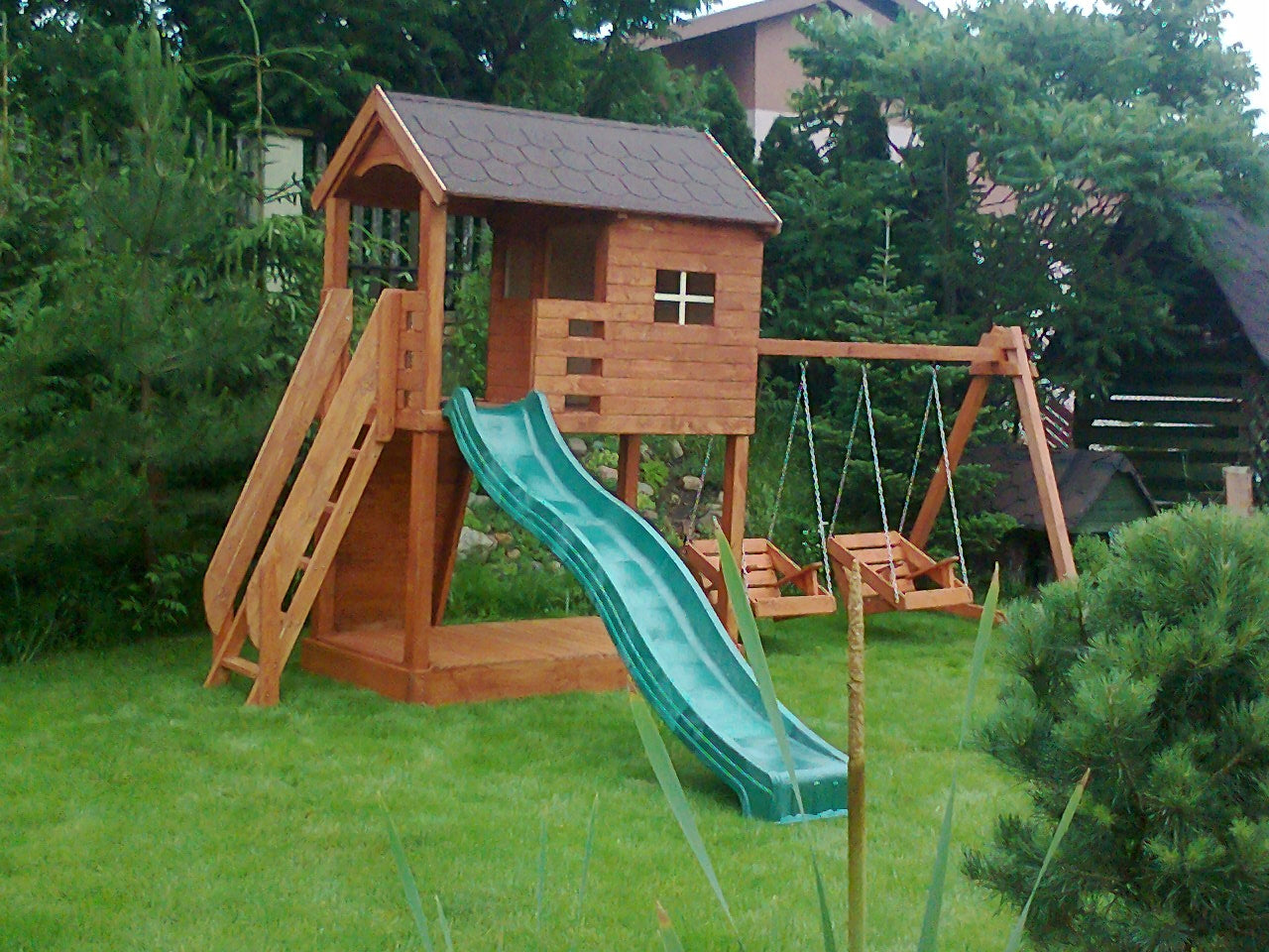 SQUARE TOYS SWING SLIDE TRANSPORT CHEAP