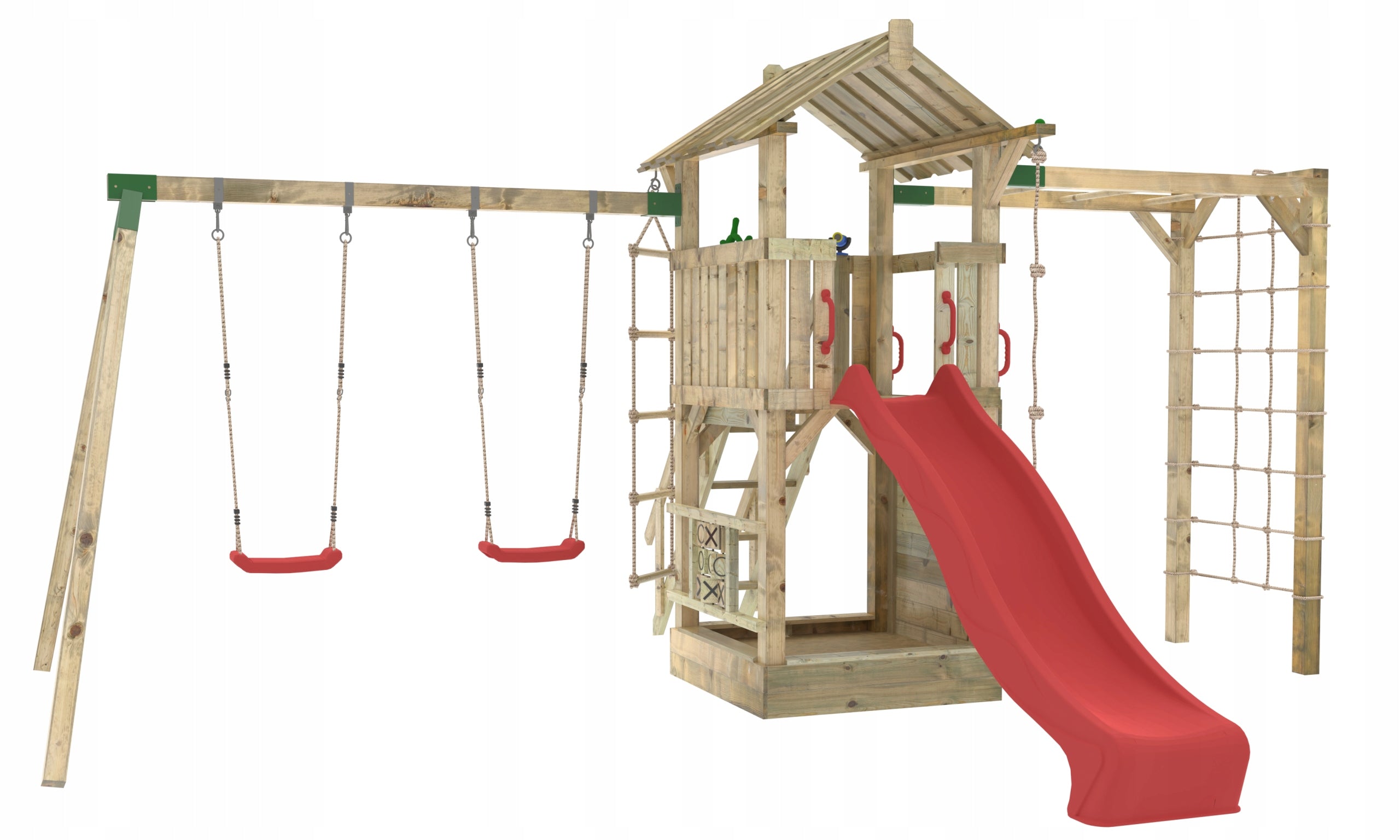 SQUARE TOYS Slide 2x Swing Climbing Wall for children +FREEBIES Brand MEBLOGRÓD