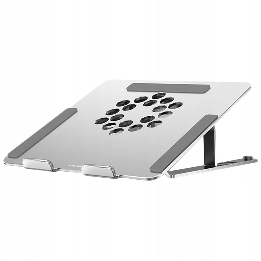 SREBRNY ALUMINIOWY PODKŁADKA CHŁODZĄCA Z LED DO LAPTOPA