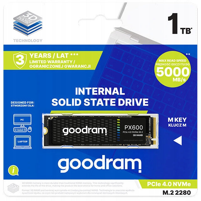 SSD 1TB GOODRAM PX600 5000/3200MB/s