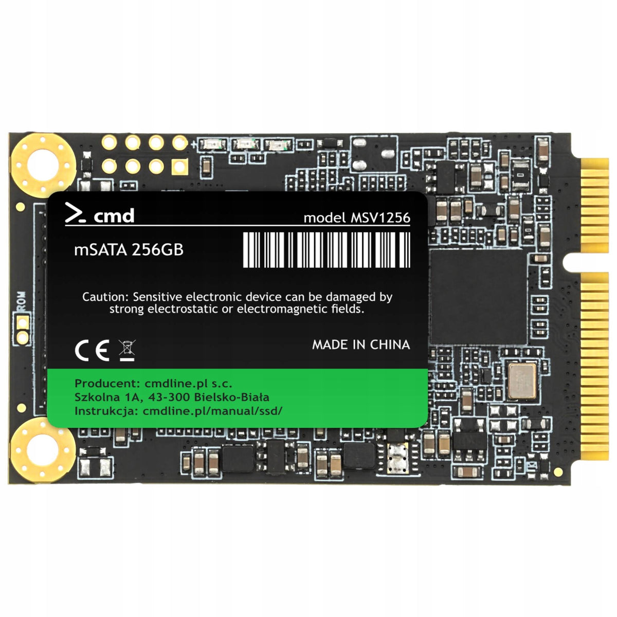 SSD 256GB mSATA FOR TOSHIBA KIRA Manufacturer code cmd-000024726