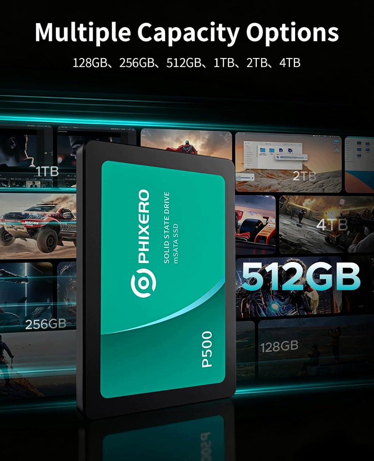 SSD All P500 512GB 2,5" SATA Model P500