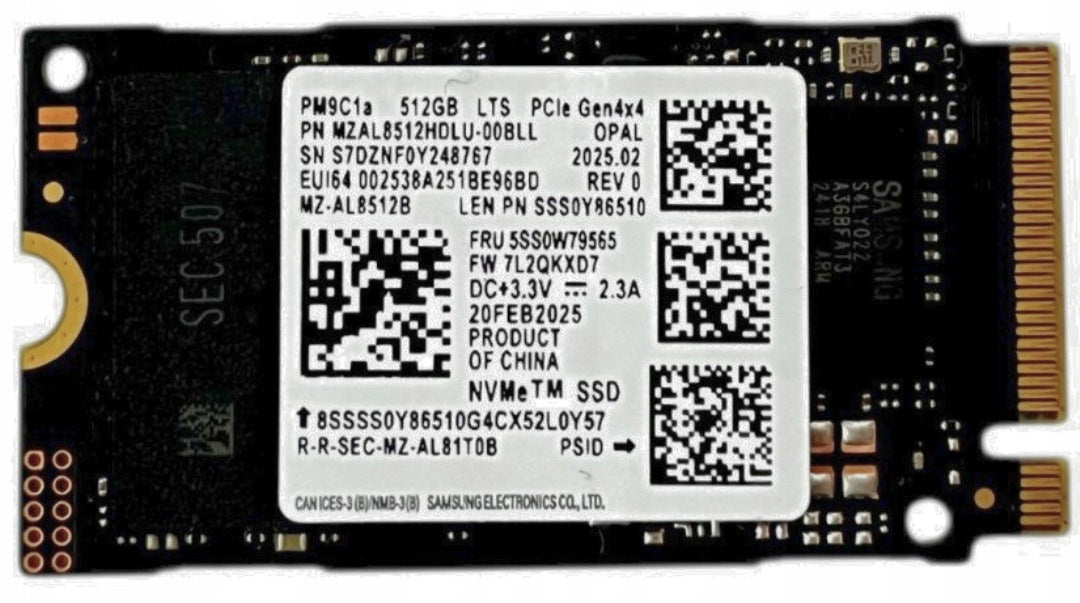 SSD Hard Drive 512GB M.2 NVMe 2242 42mm PCI-E FOR PC AND LAPTOP