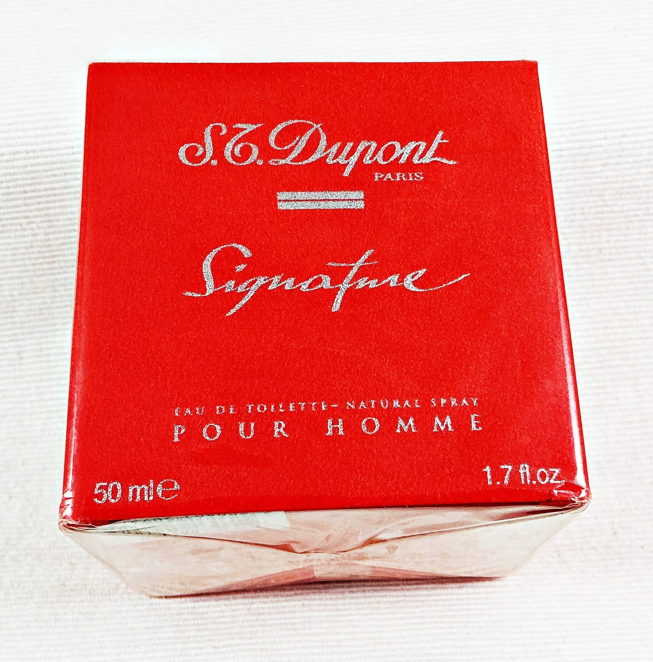 ST DUPONT SIGNATURE POUR HOMME 50 ML EAU DE TOILETTE UNIQUE Packaging status original